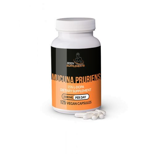 Body Supplements – Mucuna Pruriens Vega Caps 400mg (125 pieces)